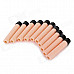 Soft Foam Bullets Whistle for Gun Pistol Toy - Orange + Black (10PCS)