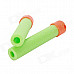 Soft Foam Bullets Whistle for Gun Pistol Toy - Orange + Green (10PCS)