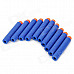 Soft Foam Bullets Whistle for Gun Pistol Toy - Orange + Blue (10PCS)