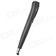 KAWAU BH202 Stereo Capacitance Bluetooth v3.0 + EDR Stylus Pen w/ Microphone - Black + Silver