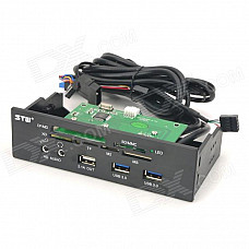 STW STW-3025A 5.2" Hardware Projector USB 3.0 + HD Audio + 2.1A Out + Multi-Function Card Reader