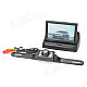 2.4GHz 4.3" LCD Car Stand Security Monitor + Rear-View Camera w/ 7-IR LED Kit - Black