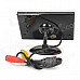 Car 3.5" LCD Rearview Monitor + Wireless 2.4GHz CMOS Camera w/ 7-LED Night Vision - Black