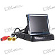 3.5" LCD Rear-View/TV/DVD/MP4 Dual-Input Video Monitor with Dashboard Stand (PAL/NTSC)