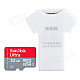 Sandisk MicroSDHC MicroSD / TF Card + SSK T-Shirt Shape TF Card Reader - Red + Grey + White (32GB)