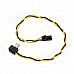 HJ HJ03 5.8G Transmitter FPV A/V Real-time Output Cable for Gopro Hero 3 - Black + Yellow (30cm)