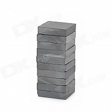 Square Shaped Ferrite Magnets for DIY - Black (17 x 17 x 4mm / 10 PCS)