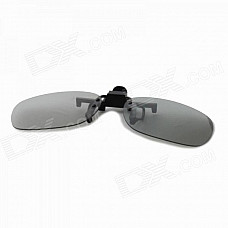 Reedoon Clip-On Circularly Polarized 3D Non-Flash Glasses Myopia Special - Black + Grey