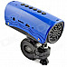 YDDVF Bike Mount 300KP Wide Angle Sports DVR Camcorder w/ TF / FM / Speaker / Flashlight - Blue