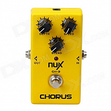 NUX CH-3 Chorus Guitar Effect Pedal - Yellow