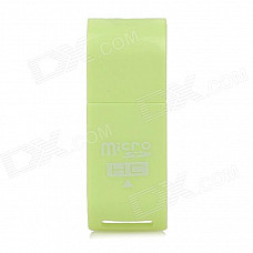 HC-629 Ladder-Shaped Micro SD/TF Card Reader - Green (32GB)