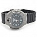 SM5221 Stylish Watch Style Butane Blue Flame Lighter - Silver + Black