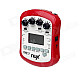 Portable Cherub PG-1 NUX Guitar Effect Pedal Effector - Red + Grey + Black (2 x AA)