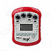 Portable Cherub PG-1 NUX Guitar Effect Pedal Effector - Red + Grey + Black (2 x AA)