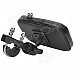 Bike Protective Water Resistant Bag w/ Mounting Holder for Cellphone / Navigator - Black