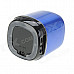 BL-03 Bluetooth V2.1+EDR Speaker w/ TF Slot - Blue + Black