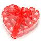 Romantic Heart Shaped 24-Soap Rose Flowers - Red