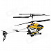 Alloy 3.5-CH Radio Control R/C Helicopter w/ Blowing Bubbles Function - Yellow