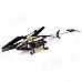 Alloy 3.5-CH Radio Control R/C Helicopter w/ Blowing Bubbles Function - Yellow