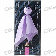 Japan Sunny Doll with Bell Pendants (Purple)