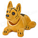 LT3364 Cute Shaking Head Shepherd Dog Toy Car Decoration - Yellow + Black