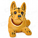 LT3364 Cute Shaking Head Shepherd Dog Toy Car Decoration - Yellow + Black