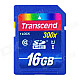 Genuine Transcend SDHC UHS-I 300X SD Memory Card - 16GB (Class 10)