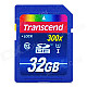 Genuine Transcend SDHC UHS-I 300X SD Memory Card - 32GB (Class 10)