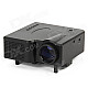 GP-1 18W DLP LED Multimedia Projector w/ Remote Controller / VGA - Black