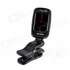 WST-640G 1.2" LCD Clip-On Tuner for Guitar - Black (1 x CR2032)