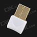 Mini Bluetooth V4.0+EDR USB Dongle w/ BlueSoleil IVT9.0/10.0 - White