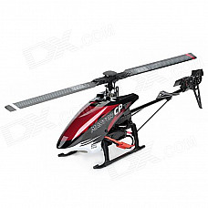 Walkera Master CP 6-CH Radio Control R/C Helicopter with DEVO 7E Remote Controller - Red + Black