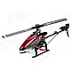 Walkera Master CP 6-CH Radio Control R/C Helicopter with DEVO 7E Remote Controller - Red + Black