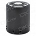 T-2020 Mini Portable Media Player 2-Channel Speaker w/ TF - Black + Silver