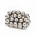 Buckyballs Magnetic Magic Beads - Silver (55 PCS / 9mm)