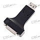 20-Pin DisplayPort Male to DVI Female Adapter (Black)