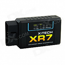 XR7 ELM327 Bluetooth OBD2 Scan Tool - Black