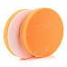 6" Round Car Wash Cleaning Polishing Sponge Pads - Orange (2 PCS)