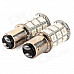 1157 / BAY15D 5W 27-5050 SMD LED Red Car Tail / Brake / Reversing Light (Pair / 12V)