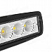 Waterproof 18W 1440lm 6500K 6-LED White Car Working Light Bar (10~30V)