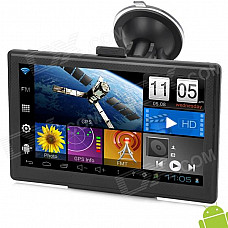 IPUM7053AV 7" LED Android 4.0 Car GPS Navigator w/ AV-IN - Black (8GB Memory + European Map)