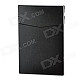 Handy Multifunction Aluminum Alloy Storage Box / Cigarette Case / Card Gaine - Black