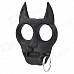 Stylish Tiger Head Style ABS Key Chain - Black