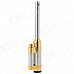 HL187 Stainless Steel Practical Long Shaft Butane Lighter - Silver + Golden