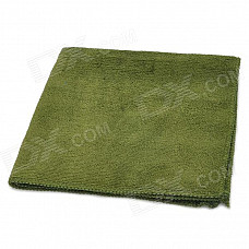 HQS-G2780 Superfine Fiber Car Washing Cleaning Cloth - Army Green