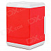 Creative Code Case Style Automatic Coin Back - Red + White