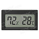 Mini 2.0" LCD Car / Indoor Thermometer / Hygrometer - Black (-10'C~50'C / 20%~95% RH / 1 x LR44)