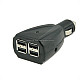 USB 4-port 500mA Car Adapter