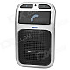 60I Voice Control Car Bluetooth V3.0 Handsfree Telephone - Black + Silver