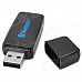 Mini USB Bluetooth V2.0+EDR Stereo Audio Receiver - Black